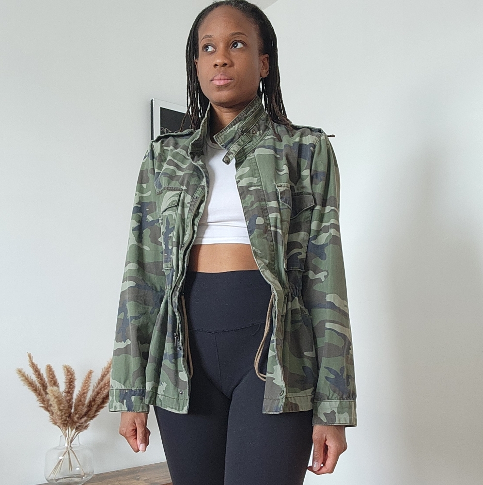 Camouflage Printed Jacket